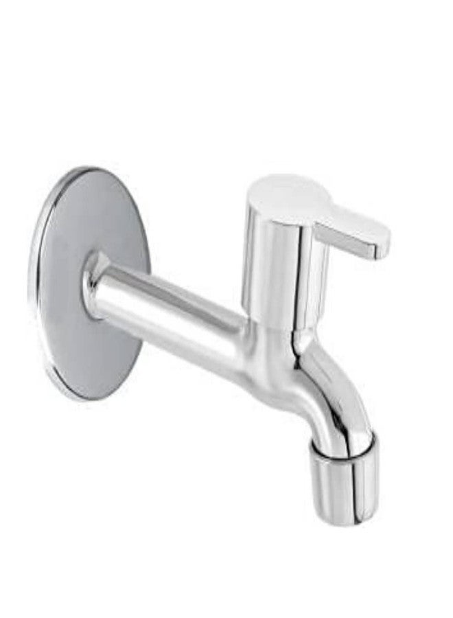 Cossimo Stainless Steel Marc Long Body Bib Cock Tap for Bathroom, Chrome, Silver (1/2" Inch, 13 mm) - Set of 1 - Image 1
